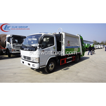 Brand new Dongfeng 115HP 5cbm caminhão compactador de lixo